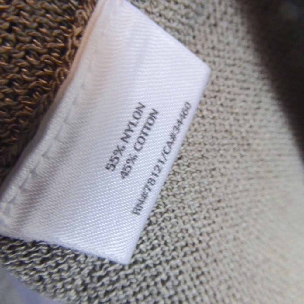EILEEN FISHER scoop neck gray cotton knit SWEATER TOP M - Picture 4 of 4